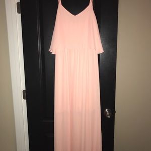 Peach Pink Blush dress L